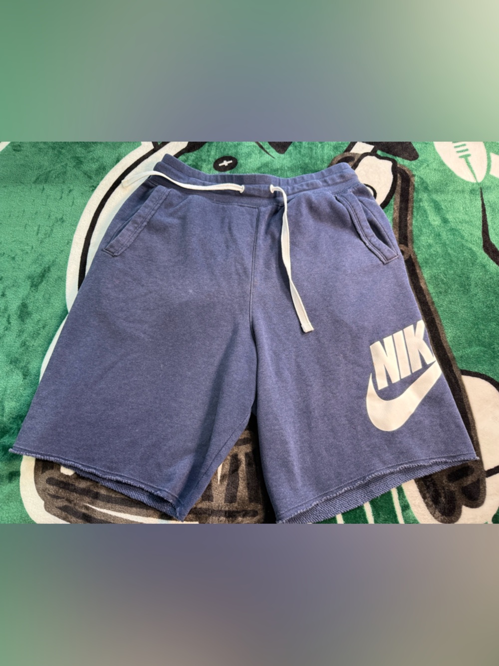Nike Men’s Cotton Shorts Navy Blue